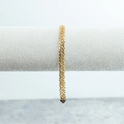 Pulsera Entrelazada - Oro laminado 18K