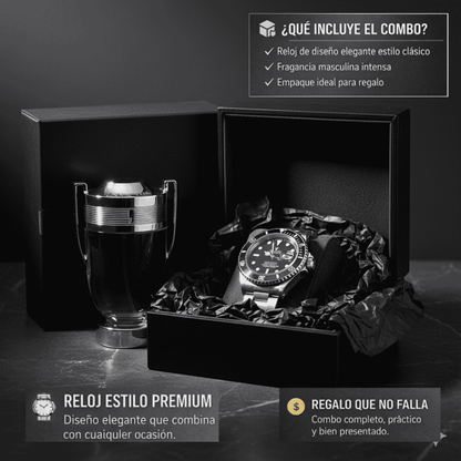 EL COMBO PERFECTO PARA ESTA NAVIDAD - RELOJ + PERFUME